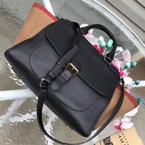 Authentic Burberry Leather Satchel Bag